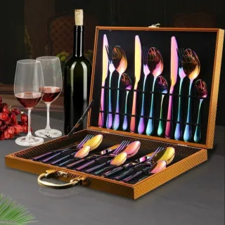 Set Posate Acciaio Inox Valigetta