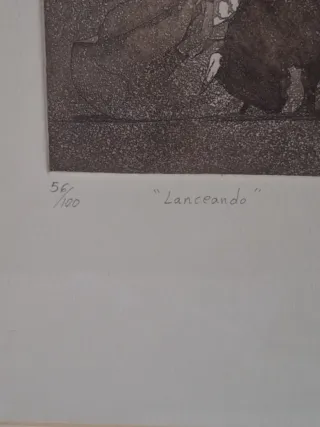 Litografía Lanceardo Firmada