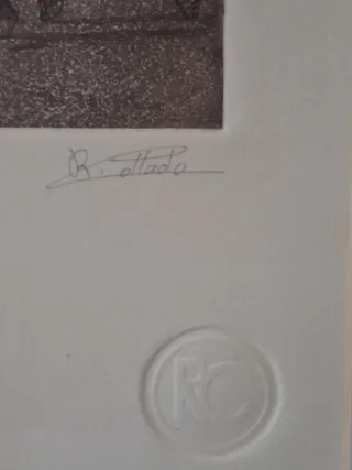 Litografía Lanceardo Firmada