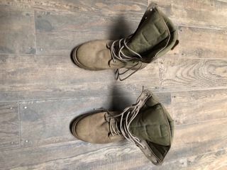 Botas militares paracaidistas negras 41 y verdes43