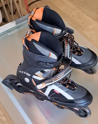 Patines Sturdy Sport Negro Naranja TALLA 45