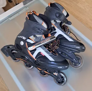 Patines Sturdy Sport Negro Naranja TALLA 45