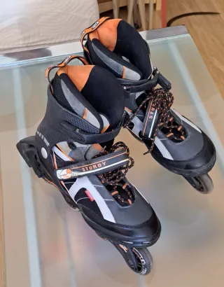 Patines Sturdy Sport Negro Naranja TALLA 45