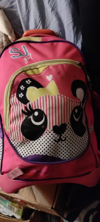 Zaino trolley SJ Girl con fantasia panda