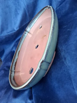 Maceta Bonsái Cerámica Ovalada