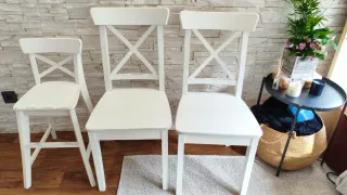 Sillas de comedor Ikea blancas