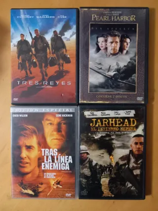 Lote 16 Películas DVD bélicas + 2 GRATIS