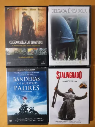 Lote 16 Películas DVD bélicas + 2 GRATIS