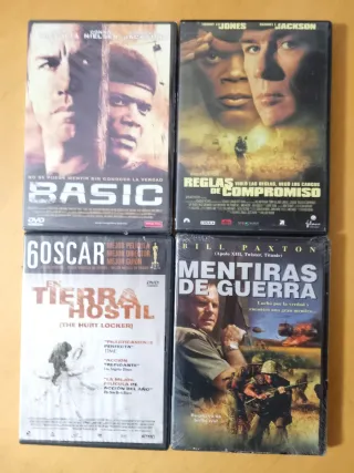 Lote 16 Películas DVD bélicas + 2 GRATIS