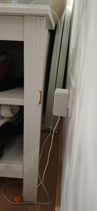 Mueble TV aparador de madera blanco