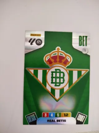 Cromo Panini Adrenalyn Real Betis 2025-26