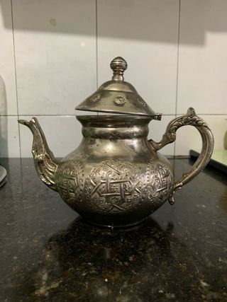 Tetera Marroquí Plata