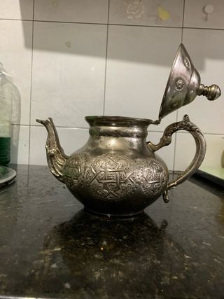Tetera Marroquí Plata