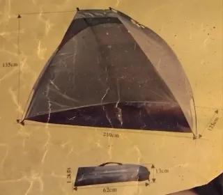 Tienda de campaña Decathlon modelo "Summer"