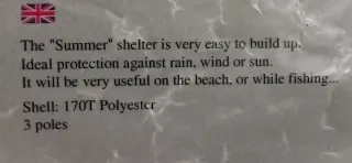 Tienda de campaña Decathlon modelo "Summer"