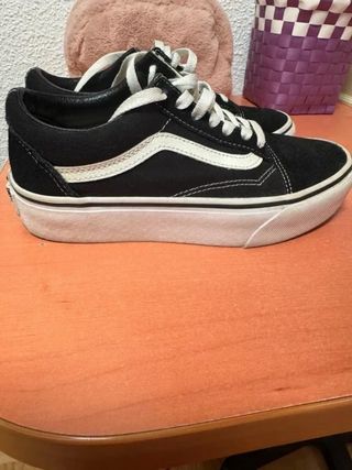 Vans Old Skool Plataforma Negras