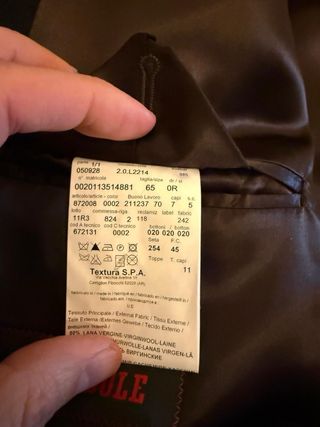 Cappotto uomo Lebole blu