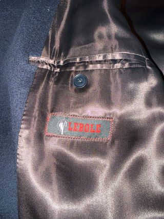 Cappotto uomo Lebole blu