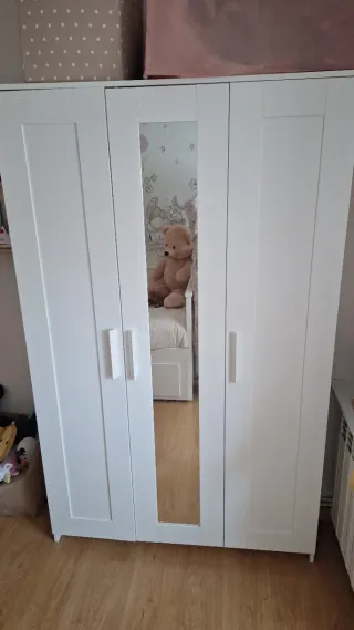 Armario BRIMNES 3 puertas blanco