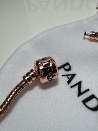 Pulsera Pandora Oro Rosa 19cm