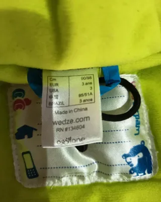 Chaqueta de esquí para niño Wedze