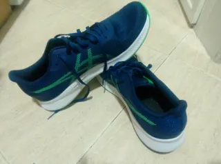 Zapatillas Asics Patriot 13 Running Azul/Verde