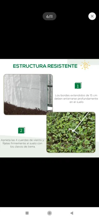 Invernadero Vivero 4 Estantes