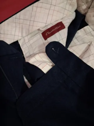 Pantalón Emidio Tucci Azul Marino Hombre
