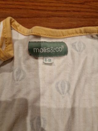Saco de dormir para bebé marca Molis&co.