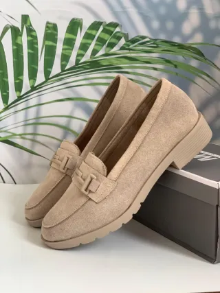Mocasines terciopelo. Número 38