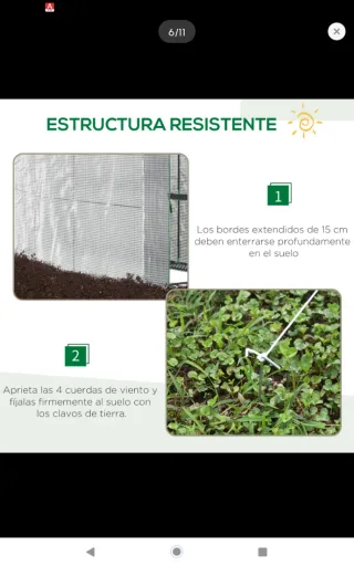 Invernadero Vivero Jardín 4 Estantes