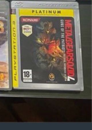 Metal Gear Solid 4 PS3 Platinum Konami