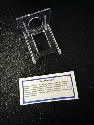 Pietra Mandala Decorativa Blu