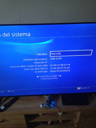 PlayStation 4 Slim con mando y disco con jailbreak