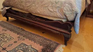 Set de muebles de caoba con espejo