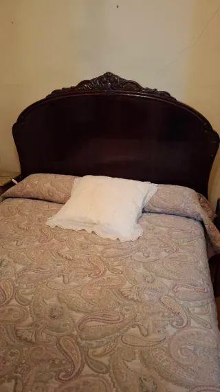 Set de muebles de caoba con espejo