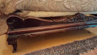 Set de muebles de caoba con espejo