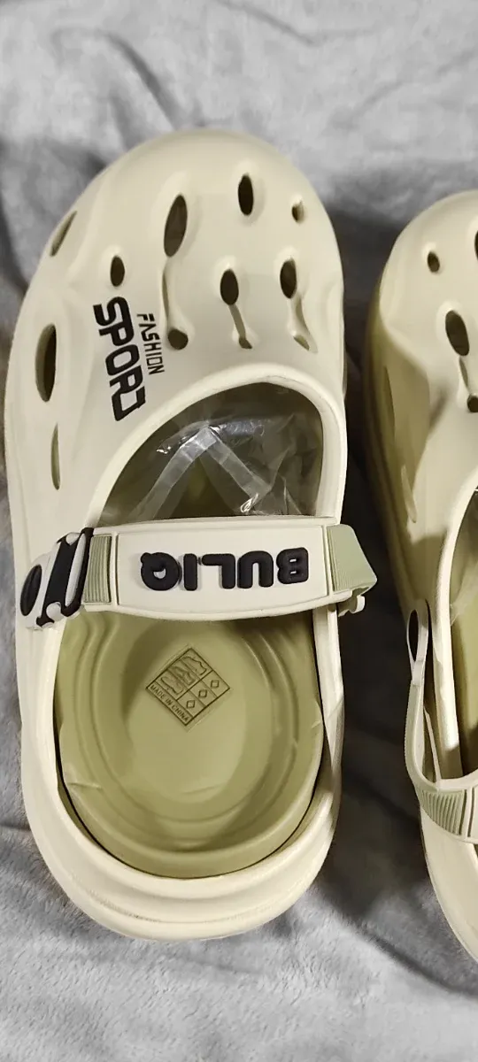 Zuecos beige Fashion Sport Talla 40/41