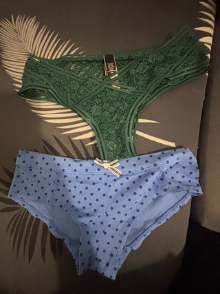 Bragas Victoria's Secret Verdes y Azules