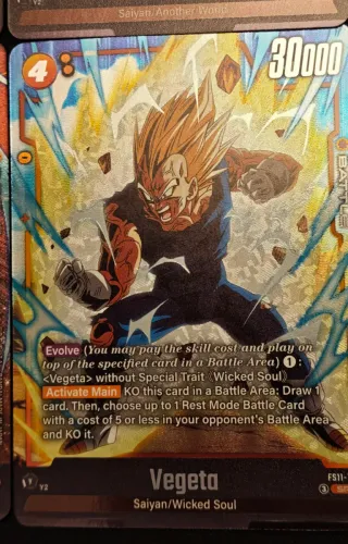 Lote 4 Cartas Dragon Ball Fusion World SR