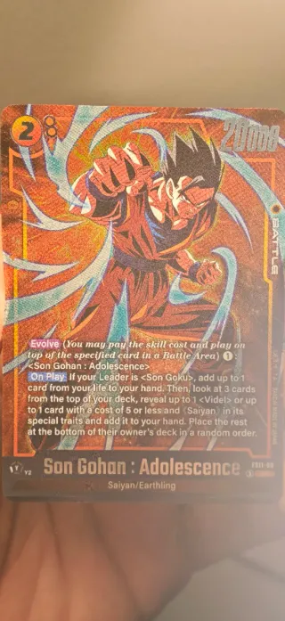 Lote 4 Cartas Dragon Ball Fusion World SR