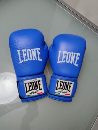 Guantoni Box Leone Blu Tg.10oz