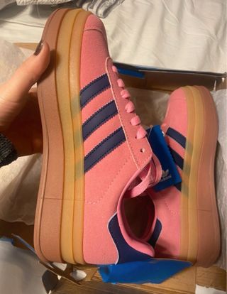 Adidas Gazelle Plataforma Rosa