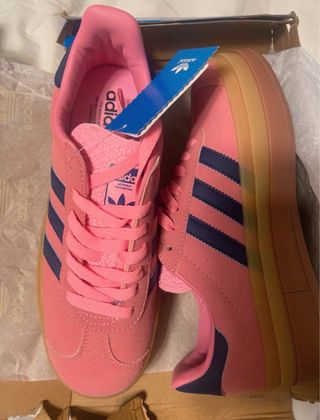 Adidas Gazelle Plataforma Rosa
