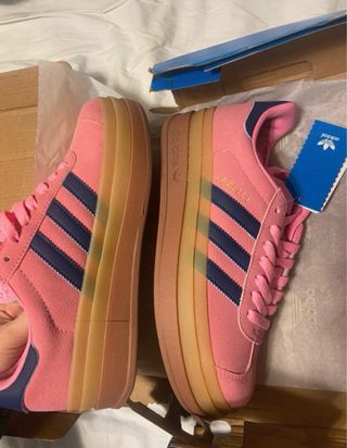 Adidas Gazelle Plataforma Rosa
