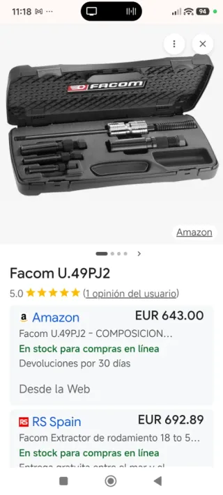 Extractor Rodamientos Facom U.49PJ2 Nuevo