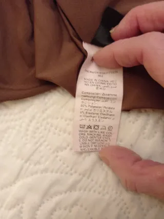 Vestido halter marrón