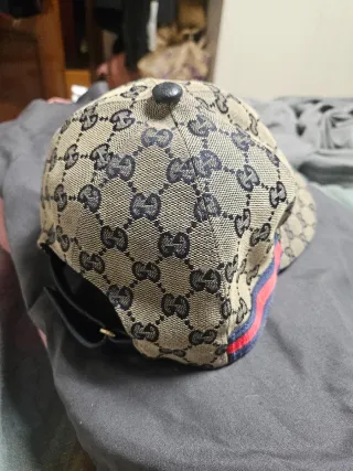 Gorra Gucci Beige GG Monogram