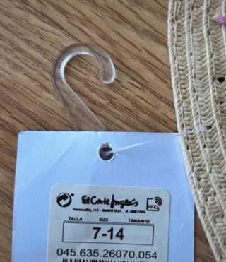 Sombrero de playa para niña 7-14 años