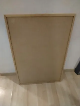 Pizarra blanca marco madera